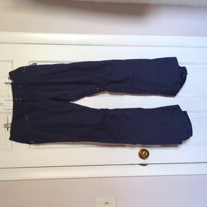 Burton Women's Insulated Snow Pants Navy Blue Large Ski Snowboard Dry Ride